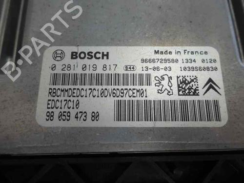 Engine control unit (ECU) CITROËN BERLINGO MULTISPACE (B9) 1.6 HDi 75 / BlueHDi 75 | BP6022084M57 - Image 3