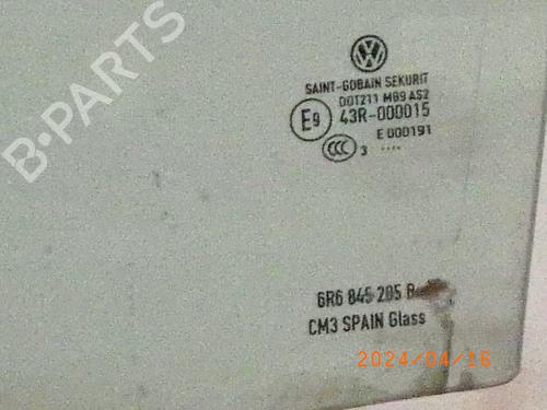Rear left door window VW POLO V (6R1, 6C1) 1.2 | BP17586090C20 
