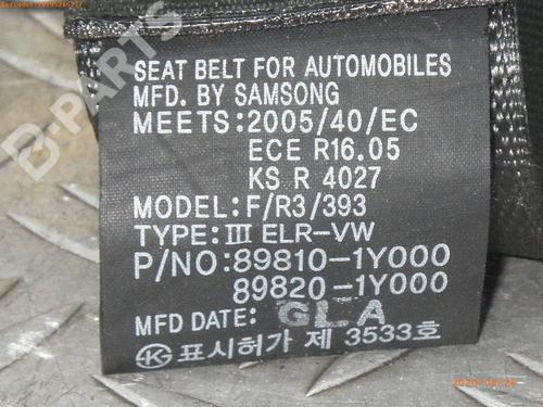 Rear right seatbelt KIA PICANTO II (TA) 1.0 | BP6018475I28 