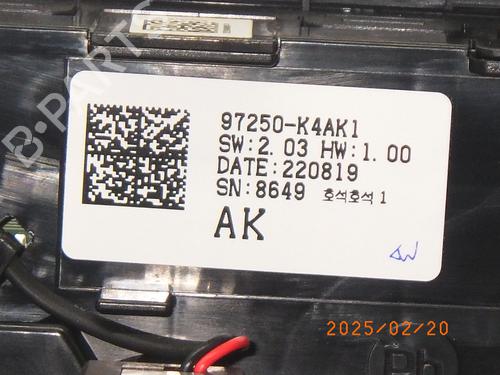 Climate control HYUNDAI KONA (OS, OSE, OSI) EV | BP23572928I5 