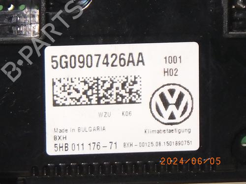 Climate control VW GOLF VII (5G1, BQ1, BE1, BE2) 1.6 TDI | BP18074984I5 