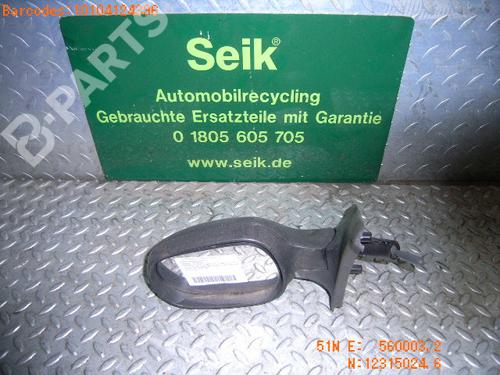 Used Left mirror RENAULT CLIO II (BB_, CB_) 1.2 (BB0A, BB0F, BB10, BB1K, BB28, BB2D, BB2H, CB0A,... (58 hp) 302731