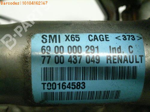 Piantone sterzo RENAULT CLIO II (BB_, CB_) 1.2 (BB0A, BB0F, BB10, BB1K, BB28, BB2D, BB2H, CB0A,... (58 hp) 987932