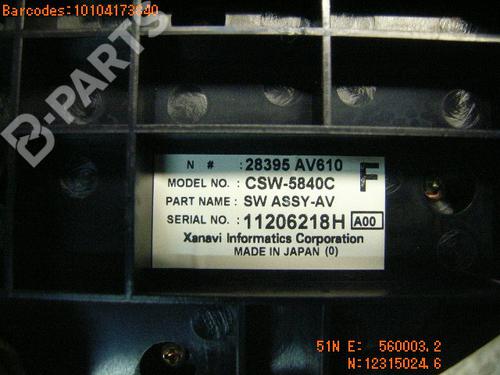 Switch NISSAN PRIMERA Estate (WP12) 2.2 Di | BP988142I30 