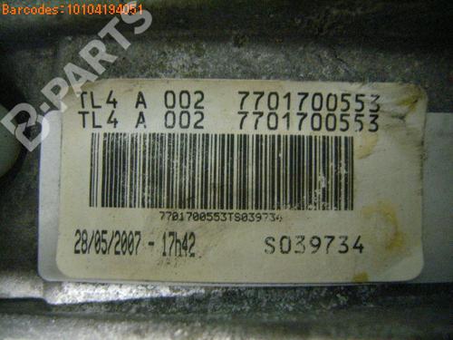 Used Gearbox RENAULT MODUS / GRAND MODUS (F/JP0_) 1.5 dCi (FP0F, JP0F) (86 hp) 304701