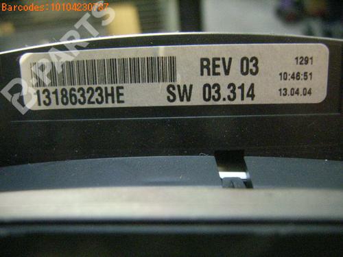 Instrument cluster OPEL ASTRA H (A04) 1.7 CDTI (L48) | BP989467C47 