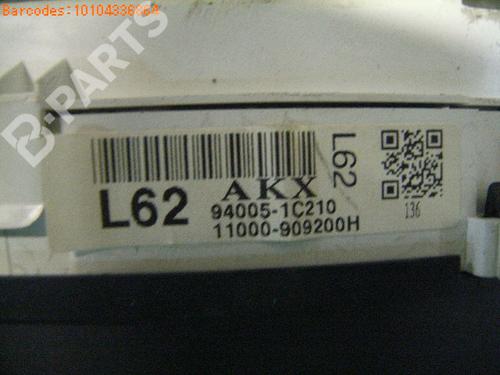 Instrument cluster HYUNDAI GETZ (TB) 1.1 | BP992113C47 