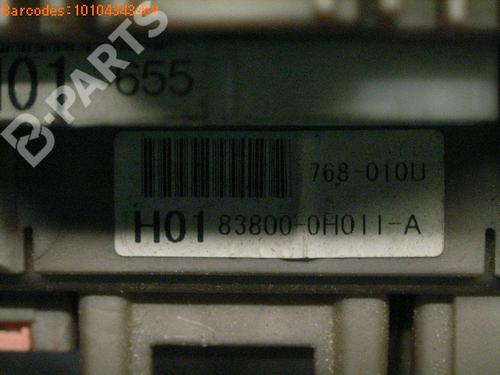 Instrument cluster PEUGEOT 107 (PM_, PN_) 1.0 | BP992296C47 