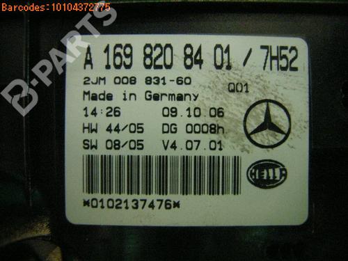 Innerbelysning MERCEDES-BENZ A-CLASS (W169) A 180 CDI (169.007, 169.307) | BP1760331I8 