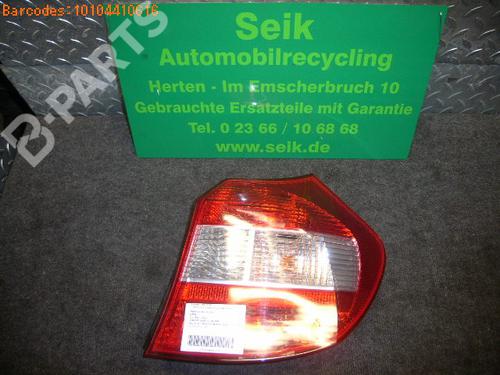Used Right taillight BMW 1 (E87) 118 i (129 hp) 310349