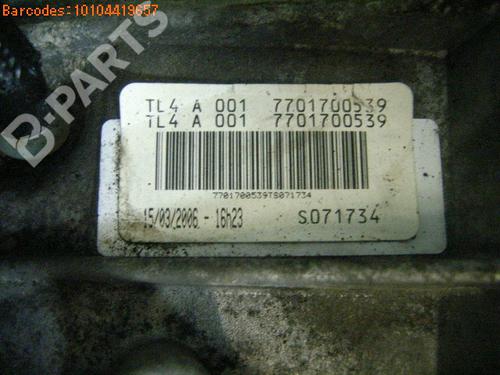 Gearbox RENAULT MEGANE II Estate (KM0/1_) 1.5 dCi (KM16, KM1E) | BP310548M3 