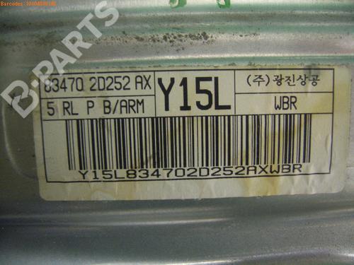 Rear left window mechanism HYUNDAI ELANTRA III (XD) 2.0 CRDi | BP285589C24 