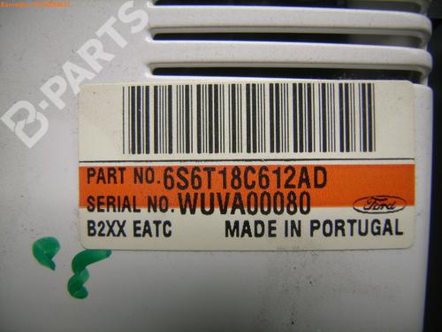 Climate control FORD FIESTA V (JH_, JD_) ST150 | BP970606I5 