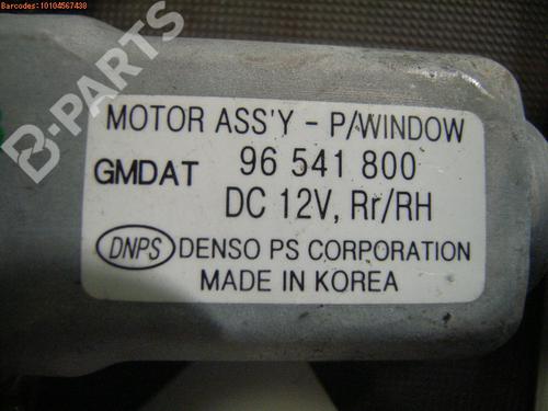 Rear right window mechanism CHEVROLET AVEO / KALOS Hatchback (T200) 1.4 16V | BP286244C25 