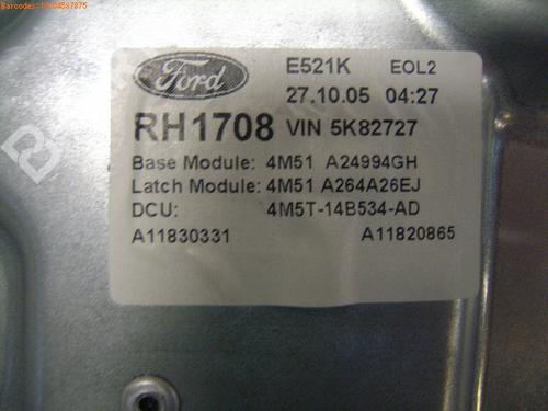 Rear right window mechanism FORD FOCUS II (DA_, HCP, DP) 1.8 TDCi | BP287350C25 