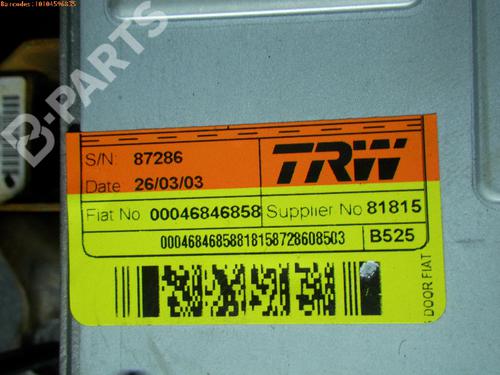 Steering column FIAT STILO (192_) 1.6 16V (192_XB1A) | BP971704M21 