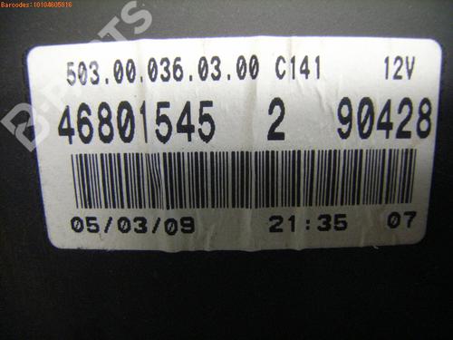 Instrument cluster FIAT PANDA (169_) 1.1 (169.AXA1A) | BP971950C47 