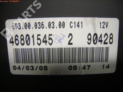 Instrument cluster FIAT PANDA (169_) 1.1 (169.AXA1A) | BP971975C47 