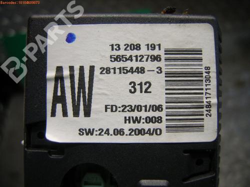 Display monitor OPEL MERIVA A MPV (X03) 1.7 DTI (E75) | BP972078C48 