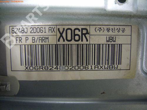 Front right window mechanism HYUNDAI ELANTRA III (XD) 2.0 CRDi | BP288924C23 