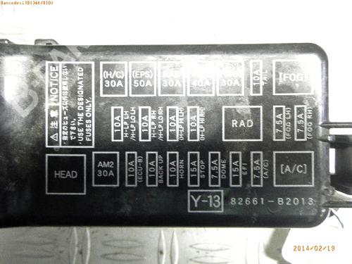 Fuse box DAIHATSU CUORE VI (L251, L250_, L260_) 1.0 | BP974590E1 