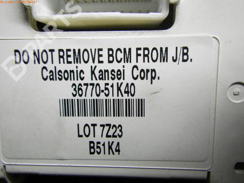 Fuse box OPEL AGILA (B) (H08) 1.2 (F68) | BP975552E1 