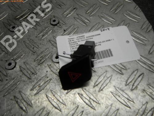 Used Warning switch TOYOTA YARIS (_P9_) 1.33 VVT-i (NSP90_, NSP90R) (100 hp) 977528