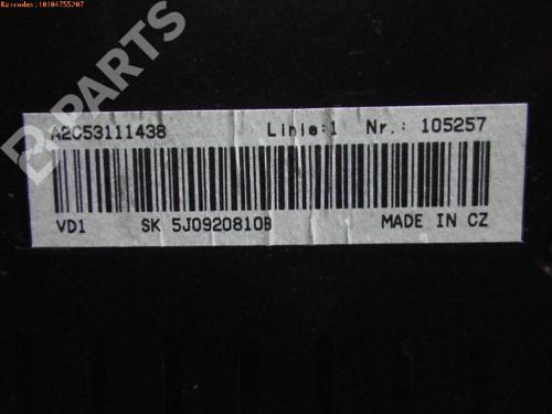 Instrument cluster SKODA FABIA II (542) 1.4 | BP977592C47 