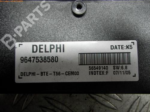 Control unit PEUGEOT 307 CC (3B) 2.0 16V | BP979150M11 