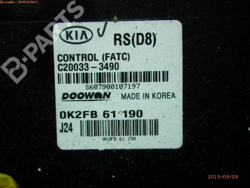 Commande Chauffage KIA CARENS II MPV (FJ) 1.6 | BP980611I5 