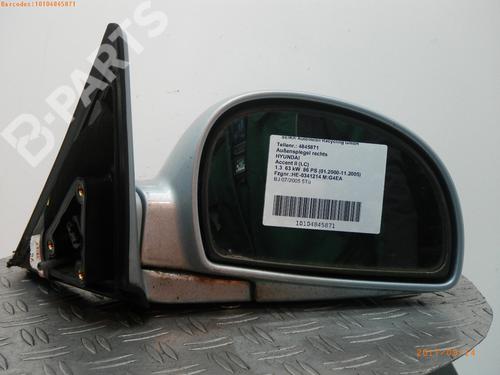 Used Right mirror HYUNDAI ACCENT II (LC) 1.3 (86 hp) 297189