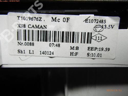 Climate control RENAULT CLIO IV (BH_) 1.2 16V | BP981673I5 