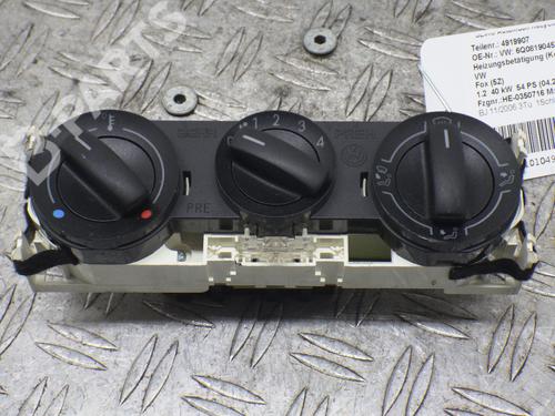 Used Climate control VW FOX Hatchback (5Z1, 5Z3, 5Z4) 1.2 (55 hp) 944726