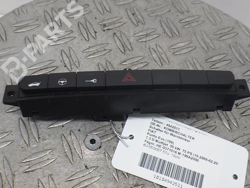 Used Warning switch FIAT PUNTO EVO (199_) 1.3 D Multijet (199AXC1A, 199BXC1A, 199AXT1A, 199BXT1A) (75 hp) 947193