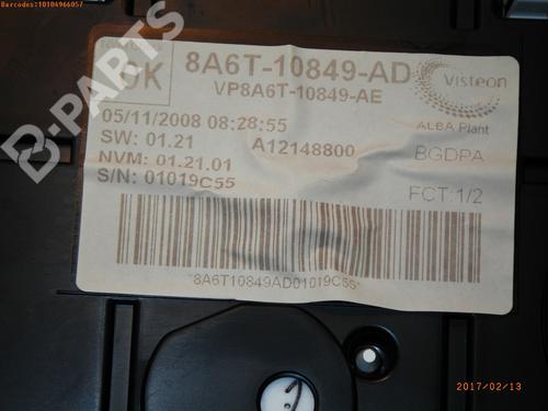 Instrument cluster FORD FIESTA VI (CB1, CCN) 1.4 | BP950030C47 