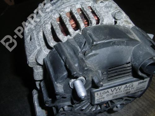 Alternator VW GOLF VI (5K1) 1.4 036903024H|VAG|110A / ohne Freilauf ...