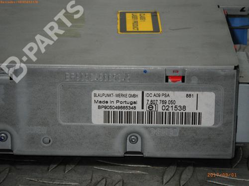 Radio PEUGEOT 307 (3A/C) 2.0 HDi 135 | BP960134E6 
