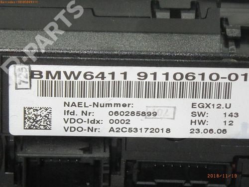 Commande Chauffage BMW 1 (E87) 118 d | BP1001003I5