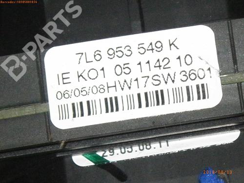 Switch VW PHAETON (3D1, 3D2, 3D3, 3D4, 3D6, 3D7, 3D8, 3D9) 3.0 V6 TDI 4motion | BP1245208I30 