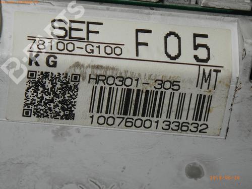 Instrument cluster HONDA ACCORD VII (CL, CN) 2.2 i-CTDi (CN1) | BP1272043C47 