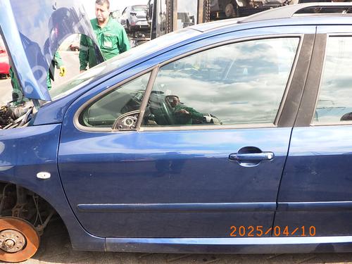 Used Left front door PEUGEOT 307 SW (3H) 2.0 HDi 135 (136 hp) 24987568