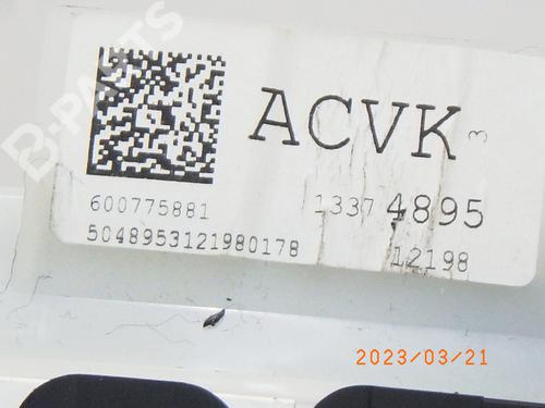 Instrument cluster OPEL ASTRA J (P10) 1.4 (68) | BP12150455C47 