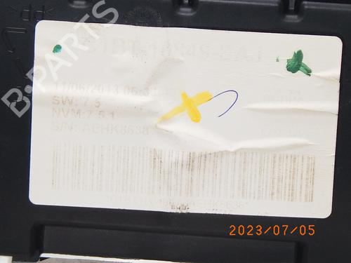 Instrument cluster FORD FIESTA VI (CB1, CCN) 1.25 | BP13689860C47 