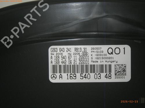 Instrument cluster MERCEDES-BENZ A-CLASS (W169) A 170 (169.032, 169.332) | BP32421839C47