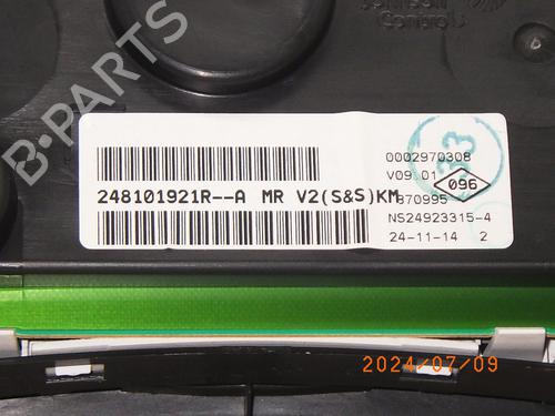 Instrument cluster DACIA SANDERO II TCe 90 (B8M1, B8MA, B8AC) | BP18843957C47 