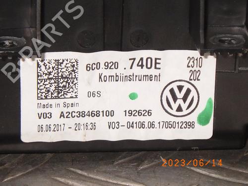 Instrument cluster VW POLO V (6R1, 6C1) 1.2 TSI 16V | BP13413385C47 
