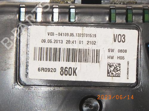 Instrument cluster VW POLO V (6R1, 6C1) 1.2 | BP13514471C47
