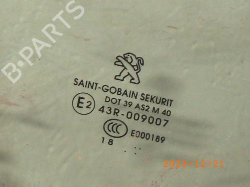 Front right door window PEUGEOT 2008 I (CU_) 1.5 BlueHDI 100 | BP16318981C19