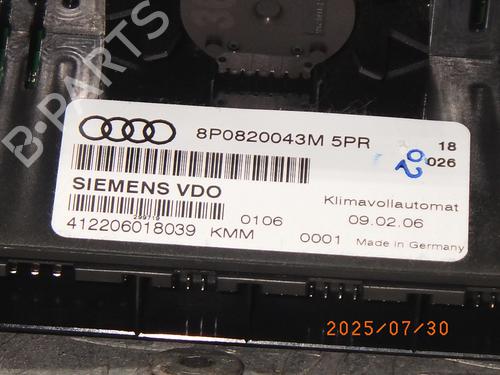 Climate control AUDI A3 Sportback (8PA) 1.6 | BP27724830I5 