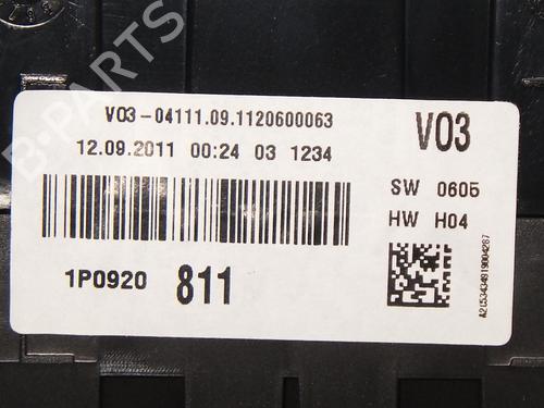 Instrument cluster SEAT ALTEA XL (5P5, 5P8) 1.2 TSI | BP16268857C47 